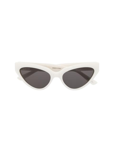 logo-plaque cat-eye sunglasses