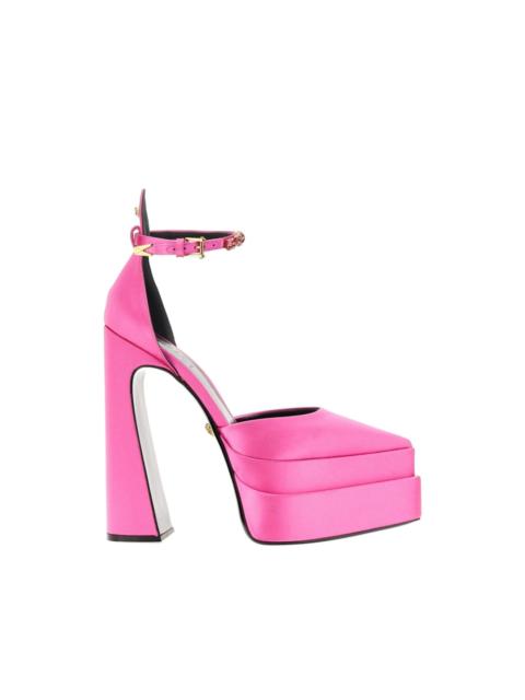VERSACE Aevitas pointy platform pumps
