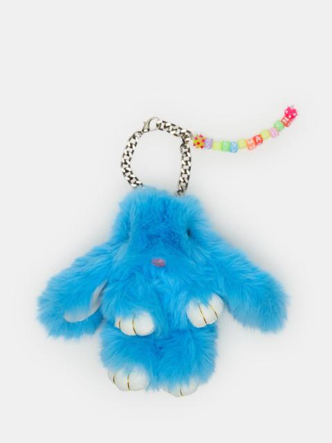 STEVE MADDEN BUNNY BAG CHARM BLUE