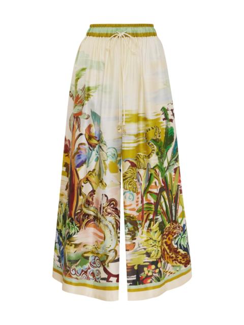 ALÉMAIS Jungle Boogie Silk Culotte