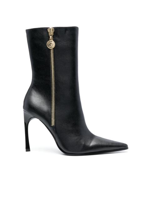 100mm pointed-toe boots