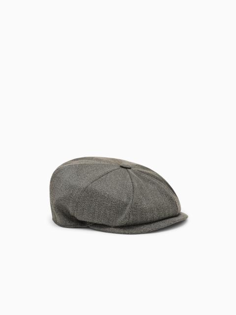 EMPORIO ARMANI WOOL BERET WITH VISOR
