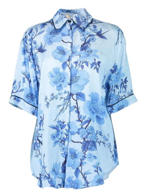 BORGO DE NOR Akari Top - Cherry Blossom Blue