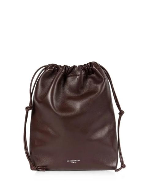 Ann Demeulemeester Backpack Large Soft Bucket Bag With Chains