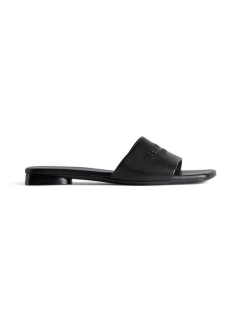 BALENCIAGA Women's Duty Free Flat Sandal  in Black