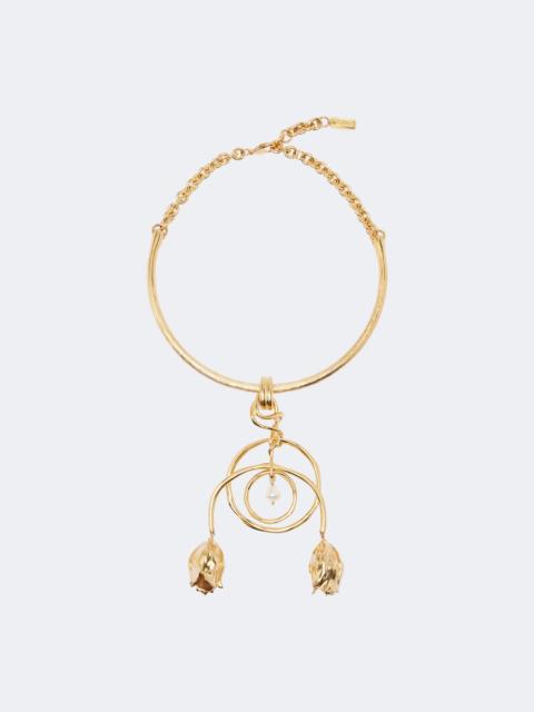 Chloé Gold-plated pearl necklace