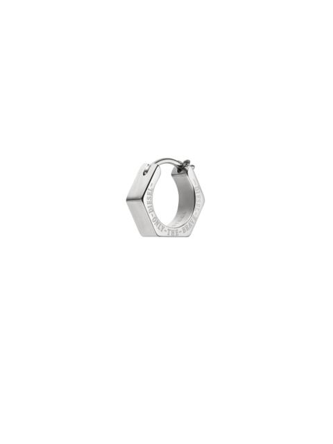 Diesel STAINLESS STEEL SINGLE HOOP EARRING