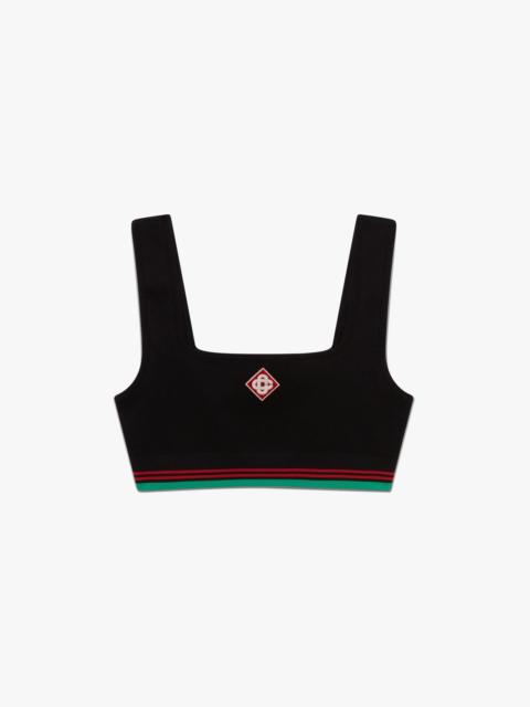 CASABLANCA Black Seamless Bralette