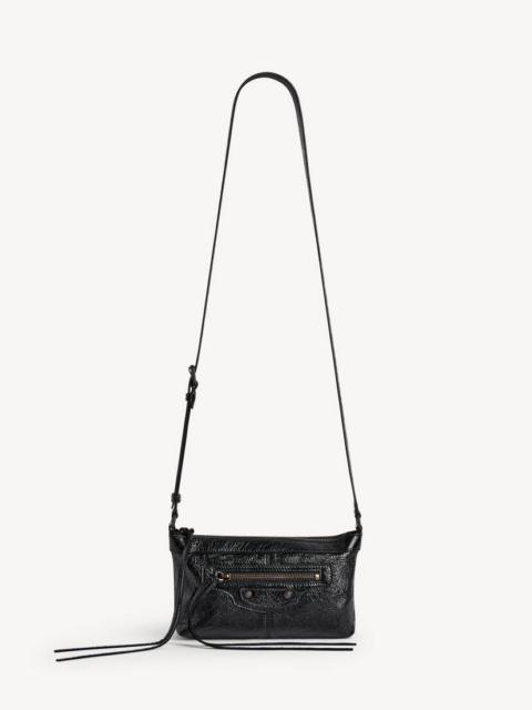 BALENCIAGA Men's Le City Phone Pouch in Black