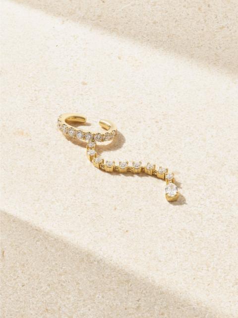 ANITA KO 18-karat gold diamond ear cuff Gold