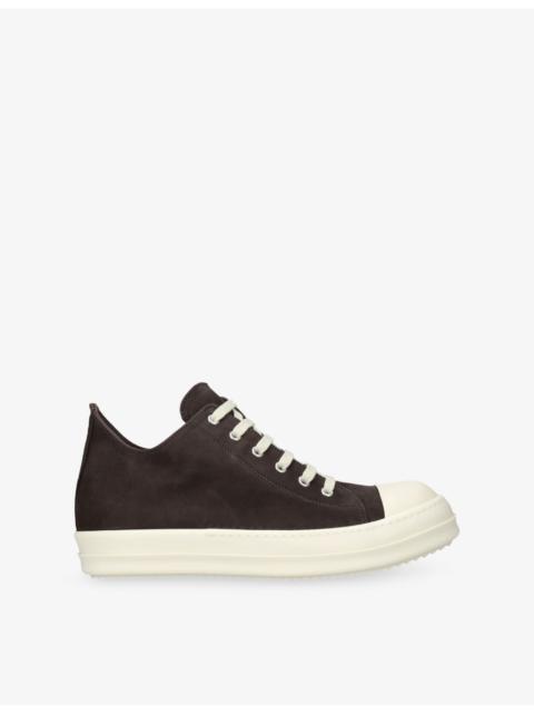 Rick Owens Classic Mid-Top Suede Trainers
