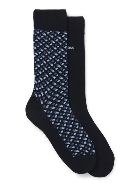 BOSS TWO-PACK OF REGULAR-LENGTH SOCKS