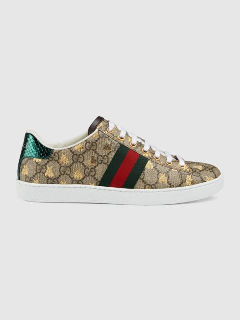 GUCCI Women's Ace GG Supreme sneaker with bees