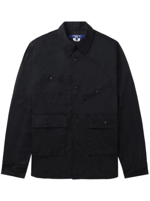 Junya Watanabe MAN asymmetric pocket-detail shirt