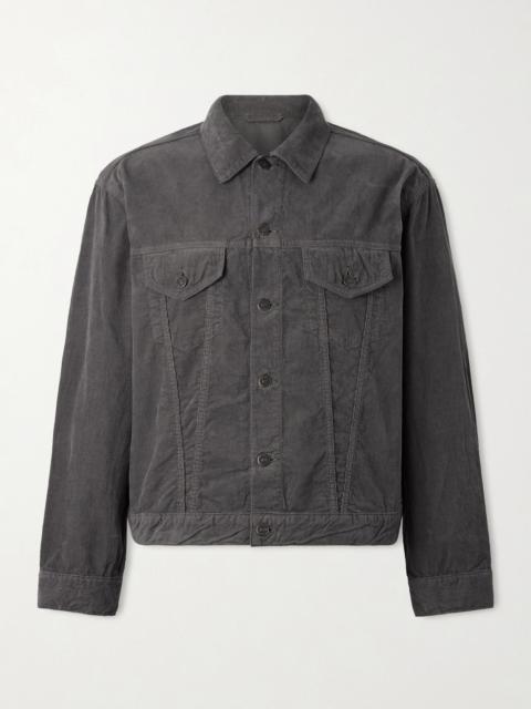 KAPTAIN SUNSHINE T-3 Cropped Cotton-Corduroy Jacket