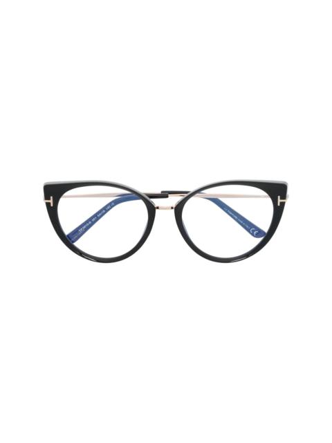 cat-eye optical glasses