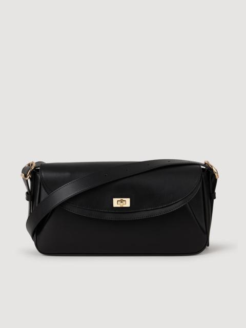 Sandro LE MAMBO PLAIN LEATHER BAG