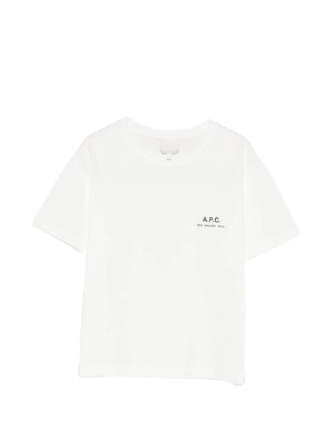 A.P.C. A.p.c. Logo-print Short-sleeve Cotton T-shirt