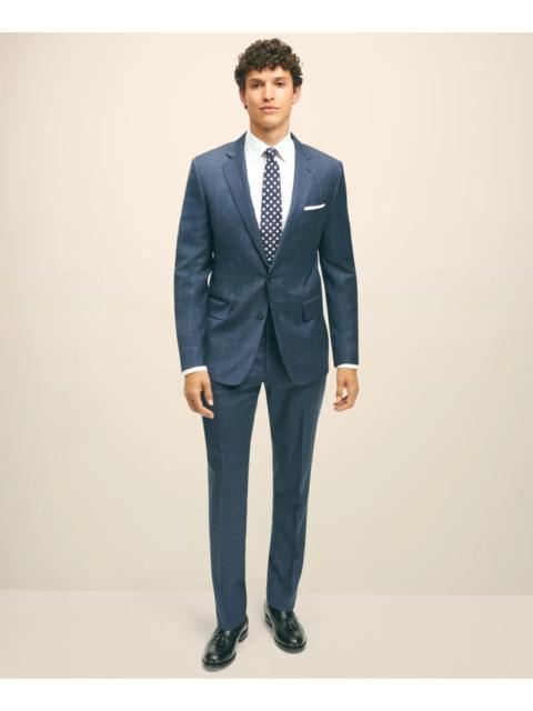 Brooks Brothers Classic Fit Wool Windowpane 1818 Suit