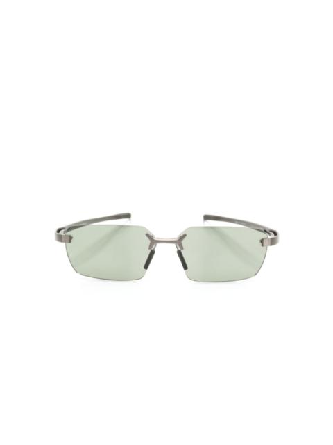 TAG Heuer rimless rectangle-frame sunglasses