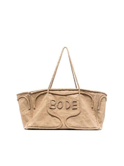 BODE rope-detail oversized tote bag