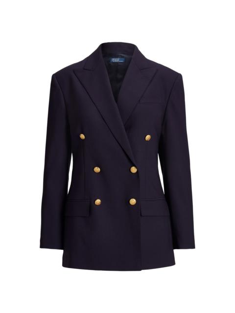 Polo Ralph Lauren Women's Double-Breasted Wool-Blend Blazer - Navy