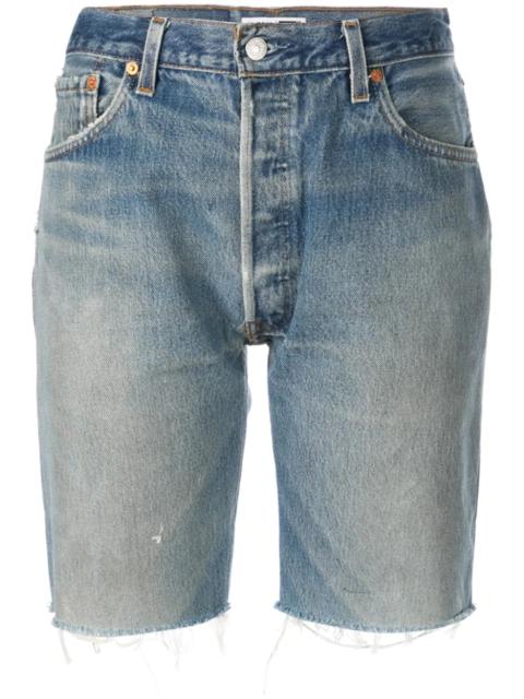 knee length denim shorts