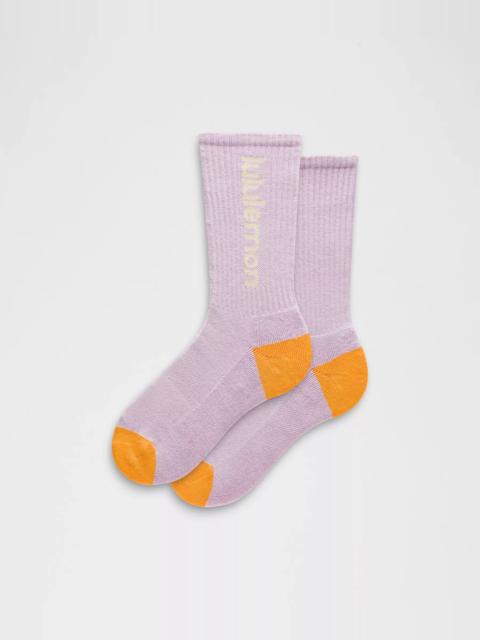 lululemon Unisex Daily Essential Crew Socks *Wordmark