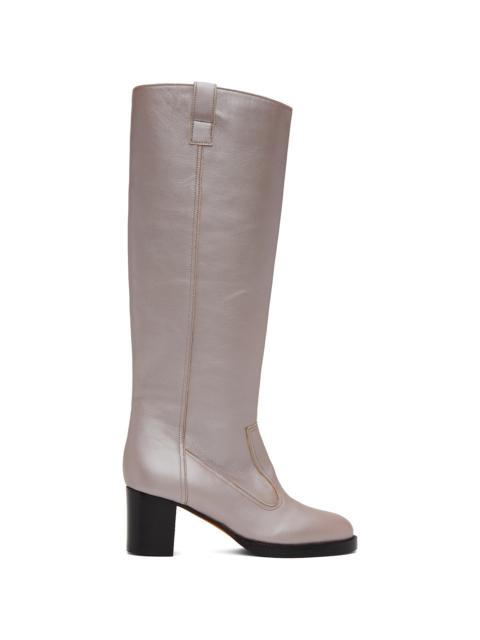 MARYAM NASSIR ZADEH Purple Norfolk Boots