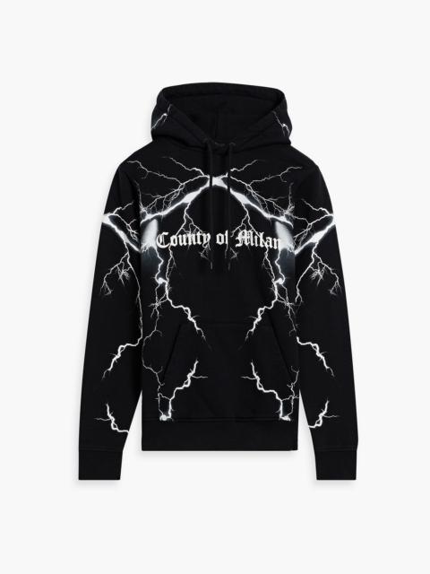 Marcelo Burlon County Of Milan Printed cotton-fleece hoodie