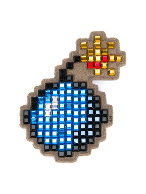 Anya Hindmarch bomb suede sticker