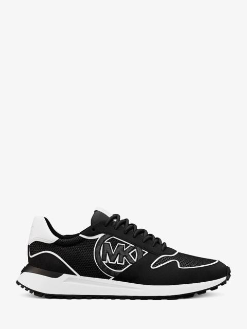 MICHAEL KORS Dax Mixed-Media Trainer