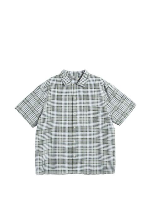 YMC Malick short-sleeve checked shirt