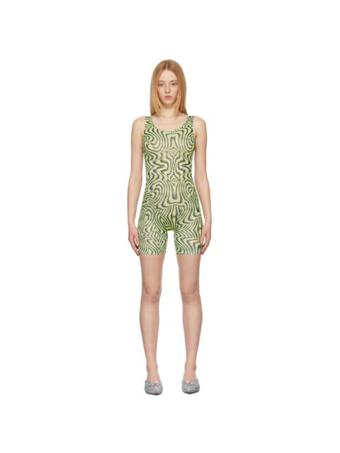 MAISIE WILEN Yellow Revenge Body Jumpsuit