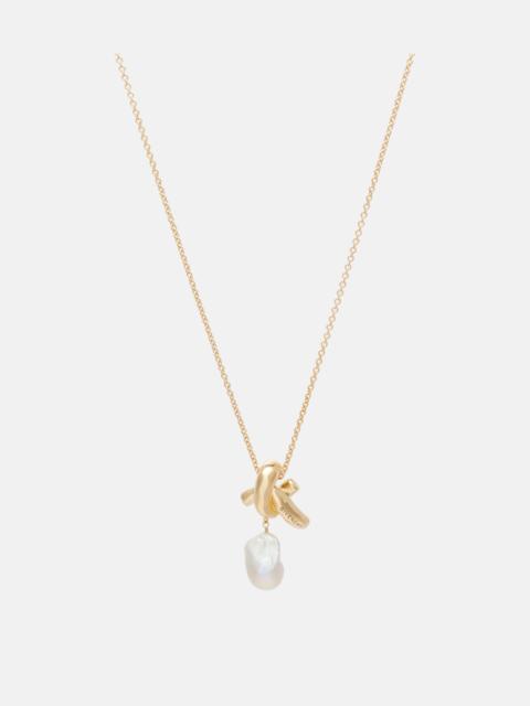 Givenchy Chain Link pearl pendant necklace