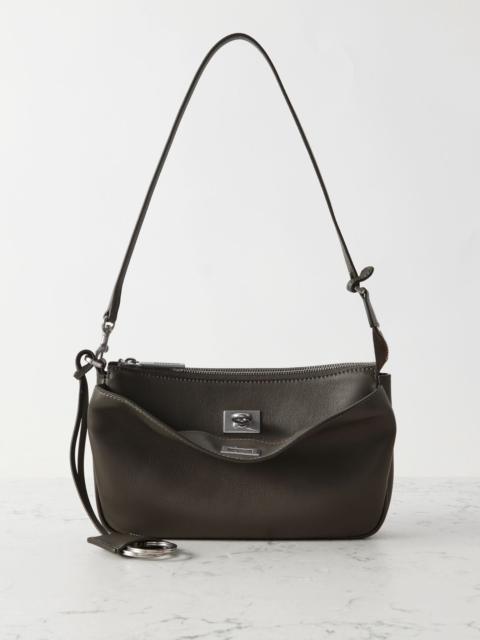 BALENCIAGA Rodeo Sling Pochette leather shoulder bag Green