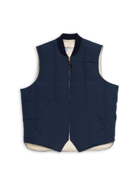 The Real McCoys The Real McCoy's Cotton/Nylon Down Vest Navy