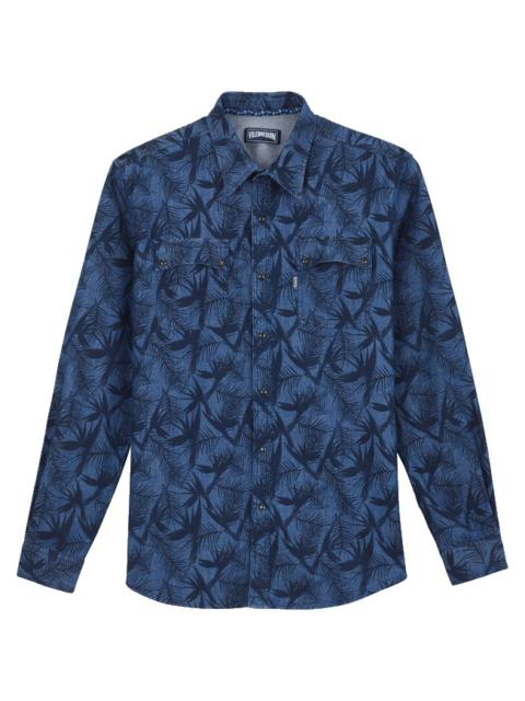 Vilebrequin Men Western Chambray Shirt printed Madrague