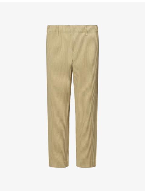 ISSEY MIYAKE Straight-Leg Pleated Knit Trousers