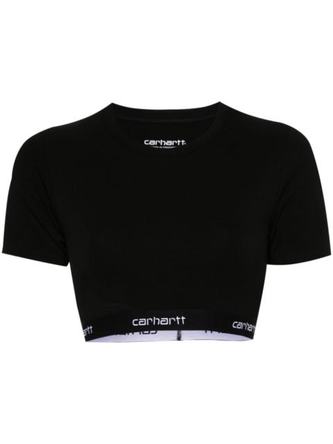 Carhartt Script logo-underband cropped T-shirt