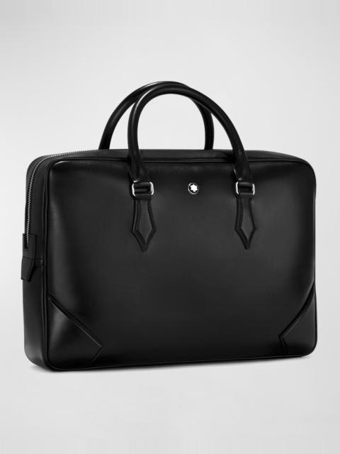 Montblanc Men's Meisterstück Document Case Leather Briefcase Bag