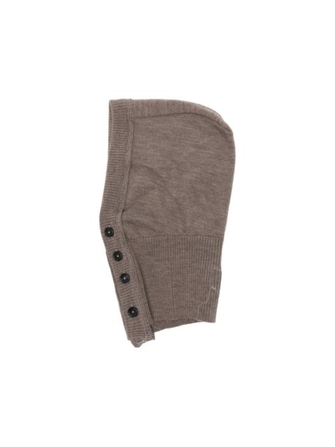 CAMIEL FORTGENS button-fastening ribbed-trim hood