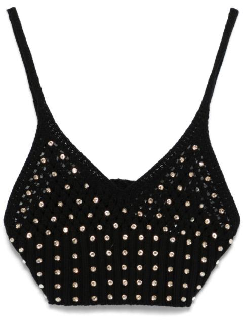 forte_forte crystal-embellished top