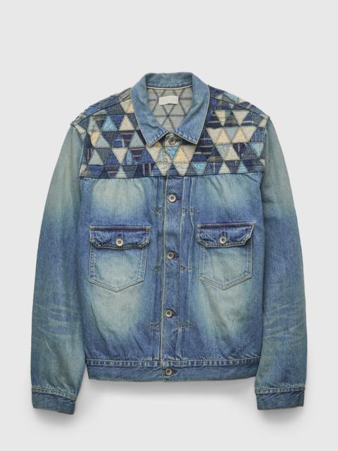 Studio D'Artisan MSP-4000 Tsugihagi Selvedge Denim Jacket in Vintage Indigo