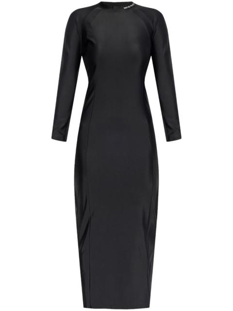 Alexander Wang logo-print midi dress