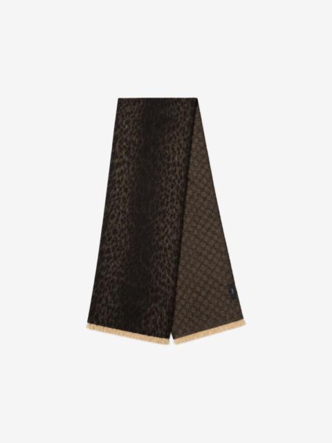 GUCCI GG reversible scarf