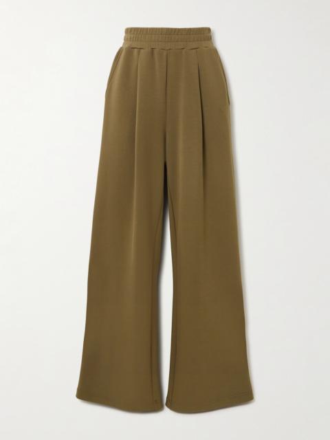 VARLEY The Extra Wide Leg Pleated Doublesoft Wide-leg Pants
