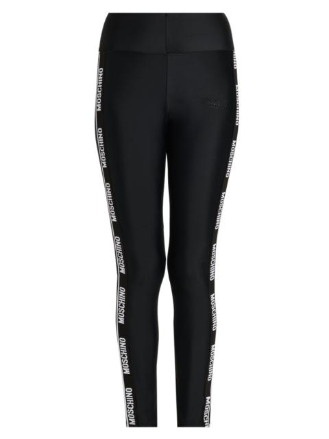Moschino Women's Logo Tech-Fabric Leggings - Black