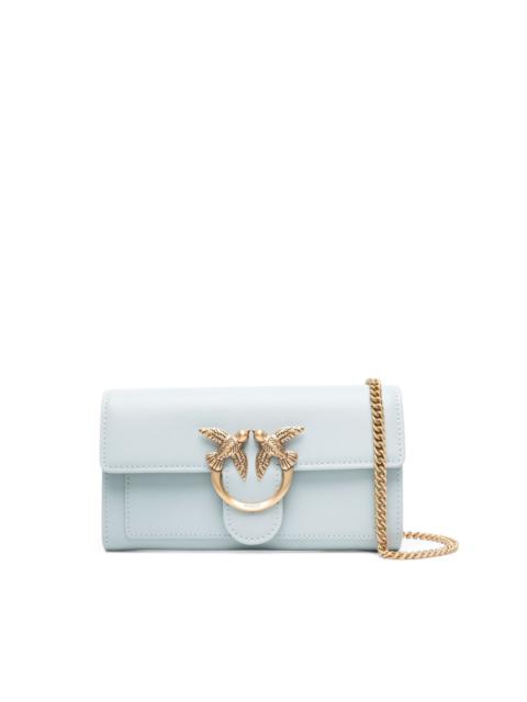 Love One leather clutch bag