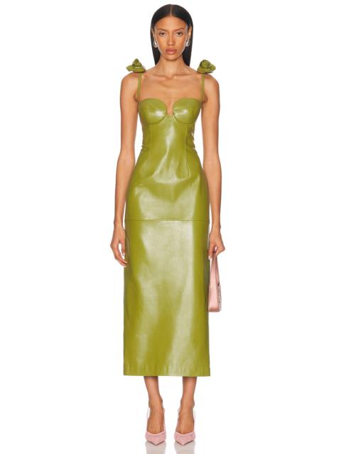 MAGDA BUTRYM Bustier Midi Dress